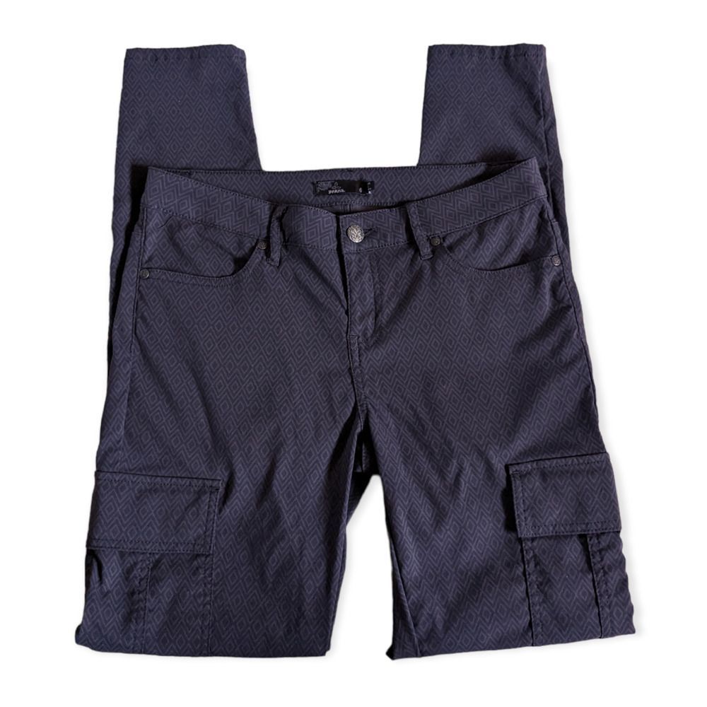 Prana Women's Meme Cargo Pant in Blue Diamond | 6